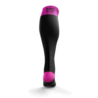 Calcetines Recovery - Black & Fluo Pink