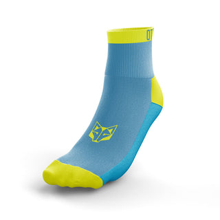 Calcetines Multisport Low Cut - Light Blue & Fluo Yellow