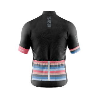 Maillot de ciclismo manga corta hombre - Stripes Black