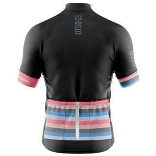 Maillot de ciclismo manga corta mujer - Stripes Black