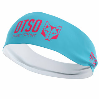 Cinta de cabeza - OTSO Sport Light Blue / Fluo Pink