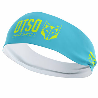 Cinta de cabeza - OTSO Sport Light Blue / Fluo Yellow