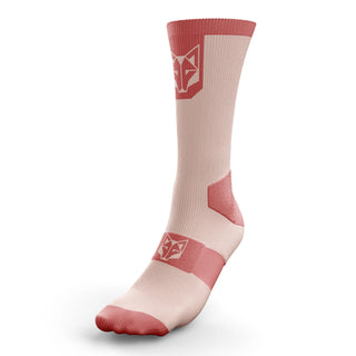 Calcetines de Ciclismo High Cut – Coral Pink & Salmon Pink
