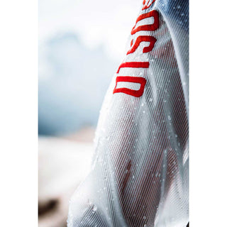 Waterproof Jacket - White & Fluo Pink