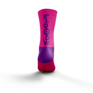 Calcetines Multisport Medium Cut - Flooow fluo pink & violet