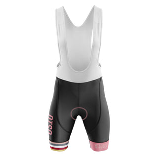 Culotte de ciclismo hombre - Stripes Coral Pink