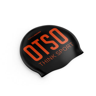 Gorro de natación - Black & Fluo Orange