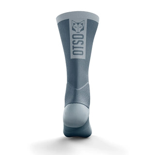 Calcetines de Ciclismo High Cut – Steel Blue & Turquoise