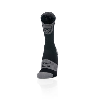 Calcetines de Ciclismo High Cut - Black & Silver Grey