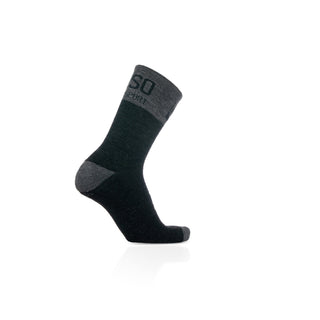Calcetines de Lana Merina High Cut - Gray Rock