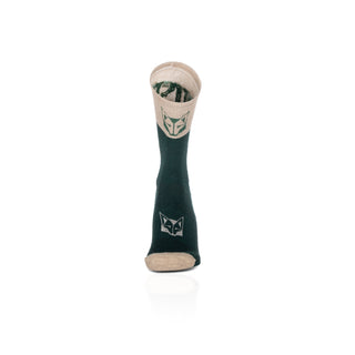 Calcetines de Lana Merina High Cut - Green Leaf