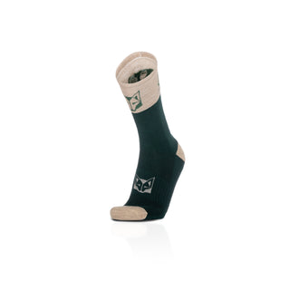 Calcetines de Lana Merina High Cut - Green Leaf