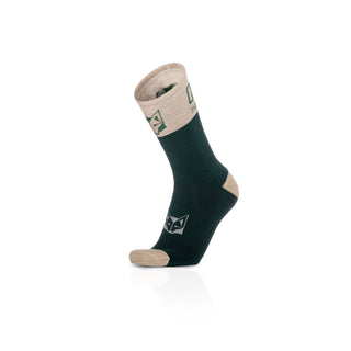 Calcetines de Lana Merina High Cut - Green Leaf