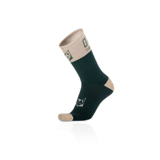Calcetines de Lana Merina High Cut - Green Leaf