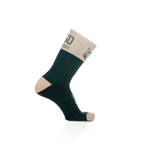 Calcetines de Lana Merina High Cut - Green Leaf