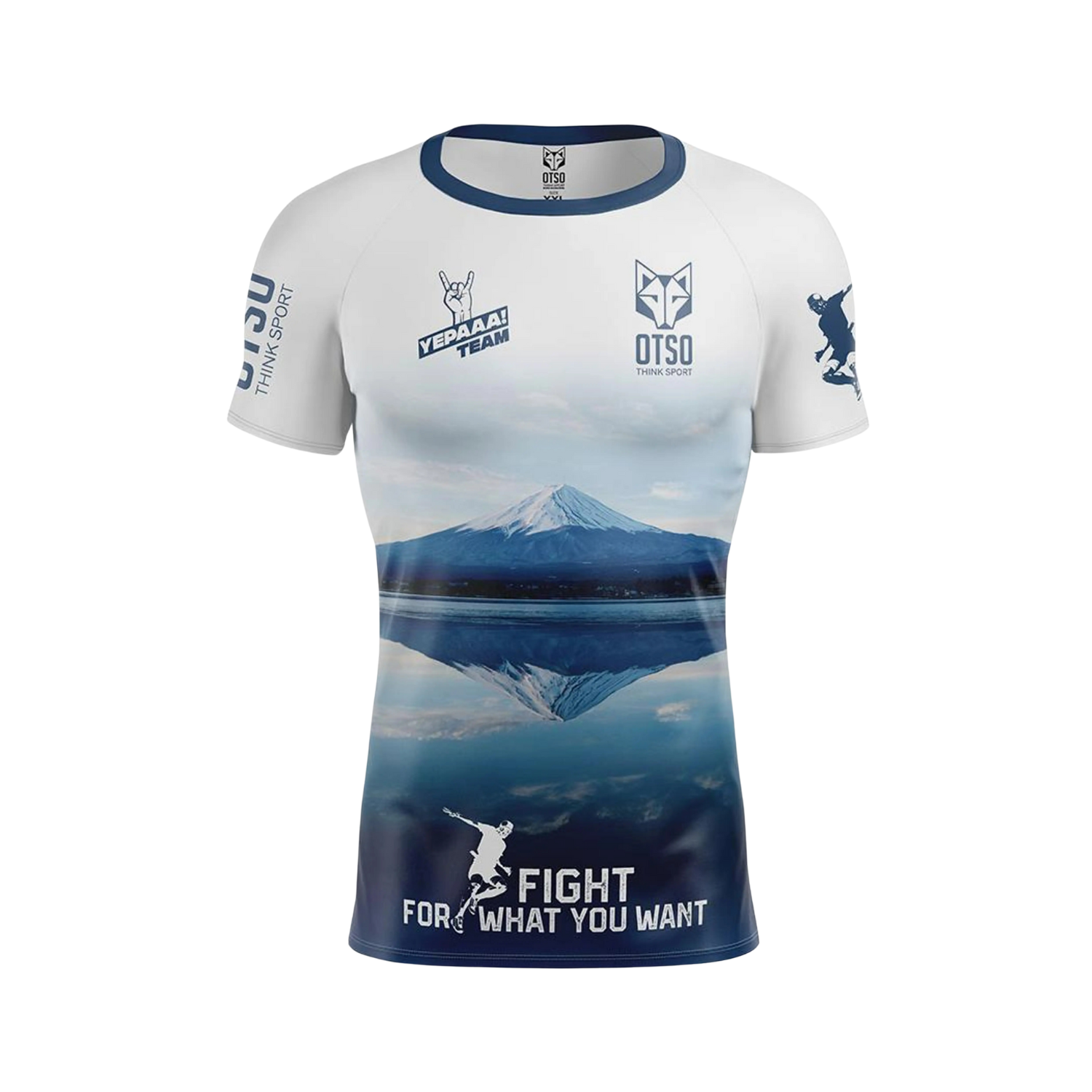 Camiseta manga corta hombre - Yepaaa! Team Mount Fuji Blue