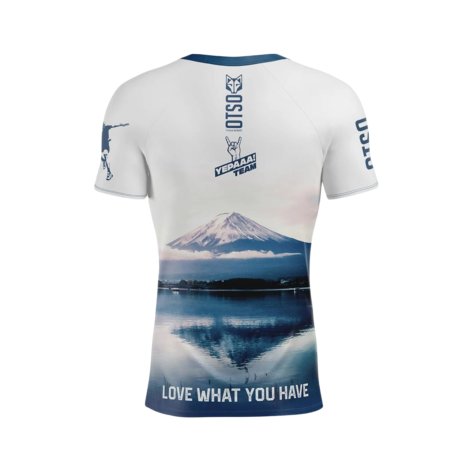 Camiseta manga corta hombre - Yepaaa! Team Mount Fuji Blue