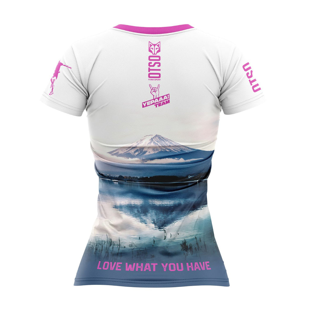 Camiseta manga corta mujer - Yepaaa! Team Mount Fuji Pink