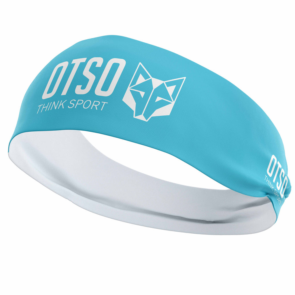 Cinta de cabeza - OTSO Sport Light Blue / White
