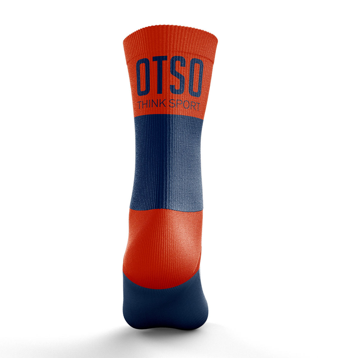 Calcetines Multisport Medium Cut - Navy Blue & Fluo Orange (Outlet)