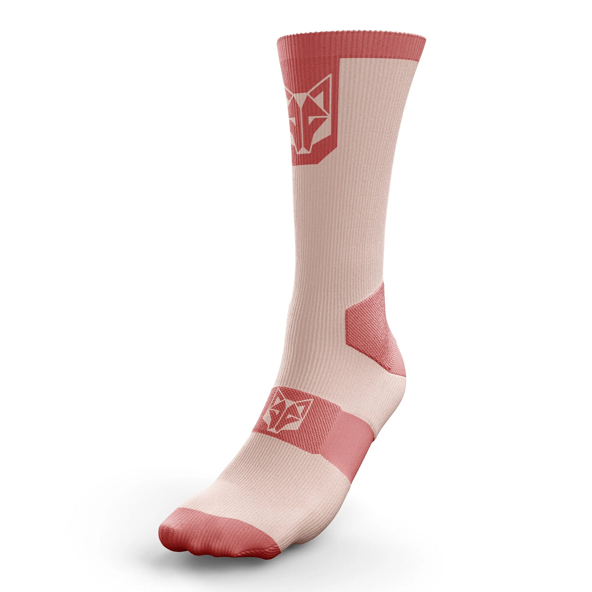 Calcetines de Ciclismo High Cut – Coral Pink & Salmon Pink