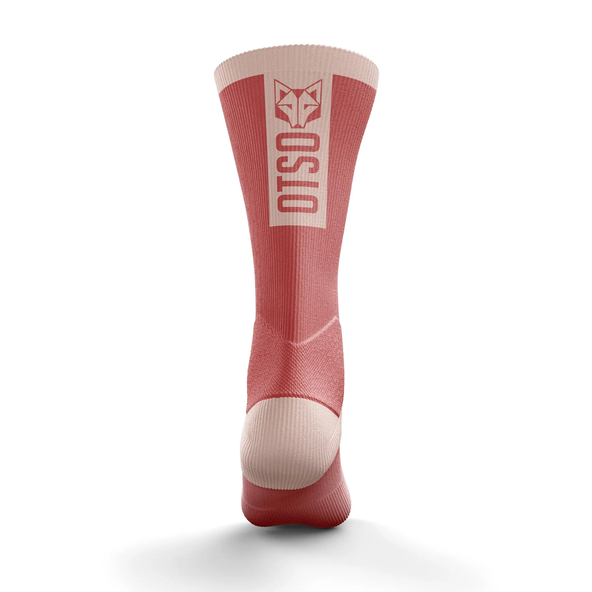 Calcetines de Ciclismo High Cut – Salmon Pink & Coral Pink