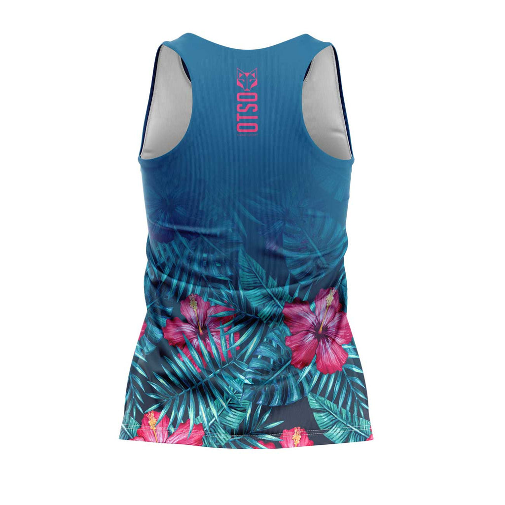 Camiseta sin mangas mujer - Tropical Dark