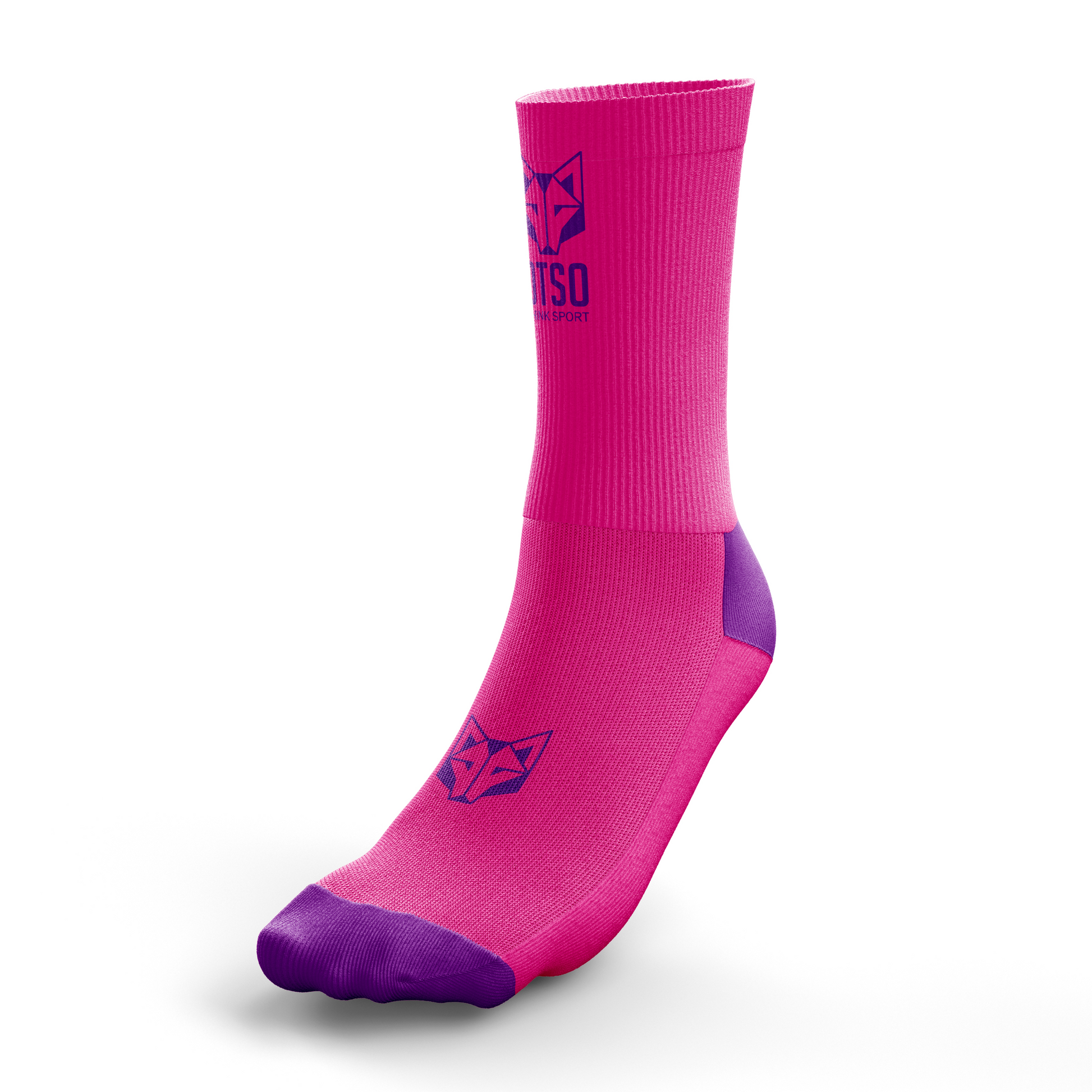Calcetines Multisport Medium Cut - Flooow fluo pink & violet
