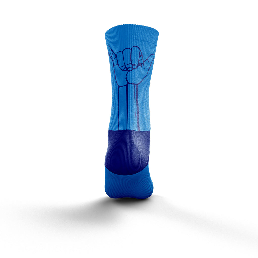 Calcetines Multisport Medium Cut - Flooow light blue & electric blue