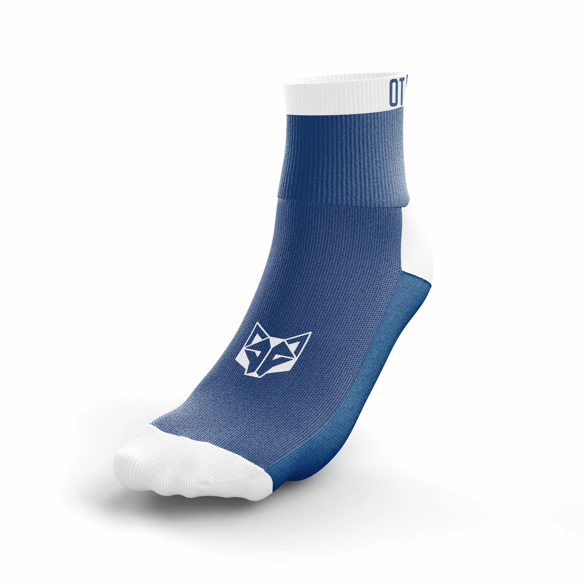 Calcetines Multisport Low Cut – Electric Blue & White
