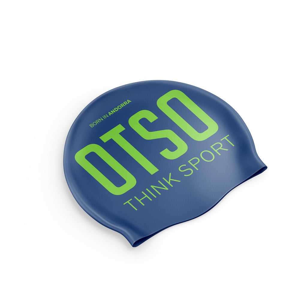 Gorro de natación - Electric Blue & Fluo Green