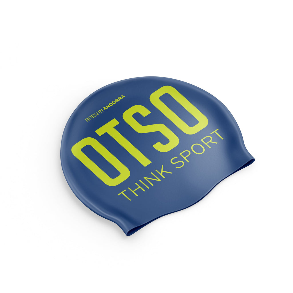 Gorro de natación - Electric Blue & Fluo Yellow