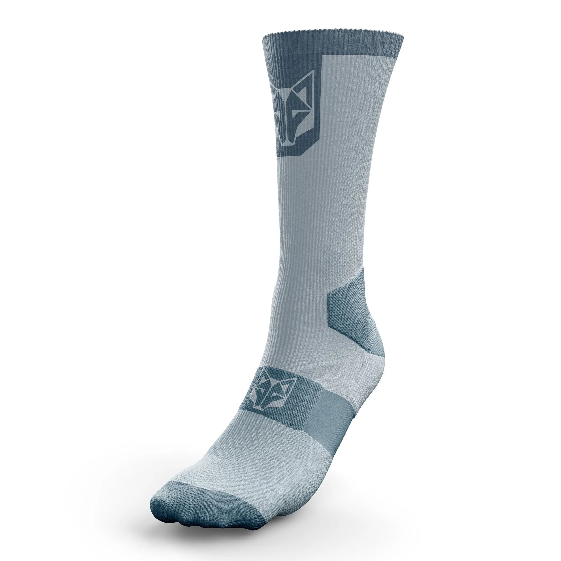 Calcetines de Ciclismo High Cut – Turquoise & Steel Blue