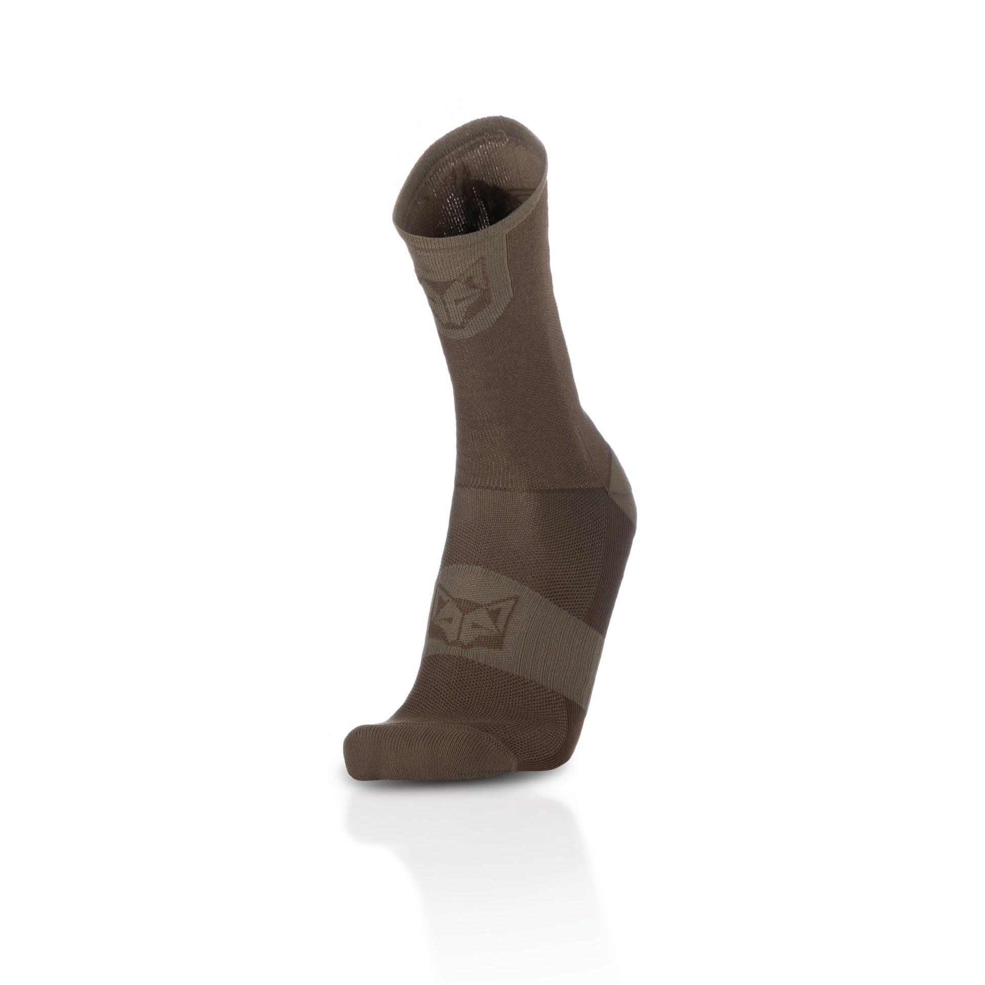 Calcetines de Ciclismo High Cut - Coffee & Gold