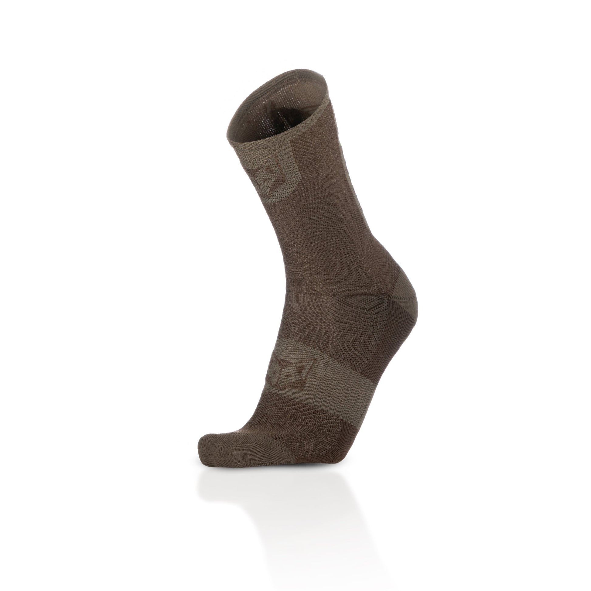 Calcetines de Ciclismo High Cut - Coffee & Gold