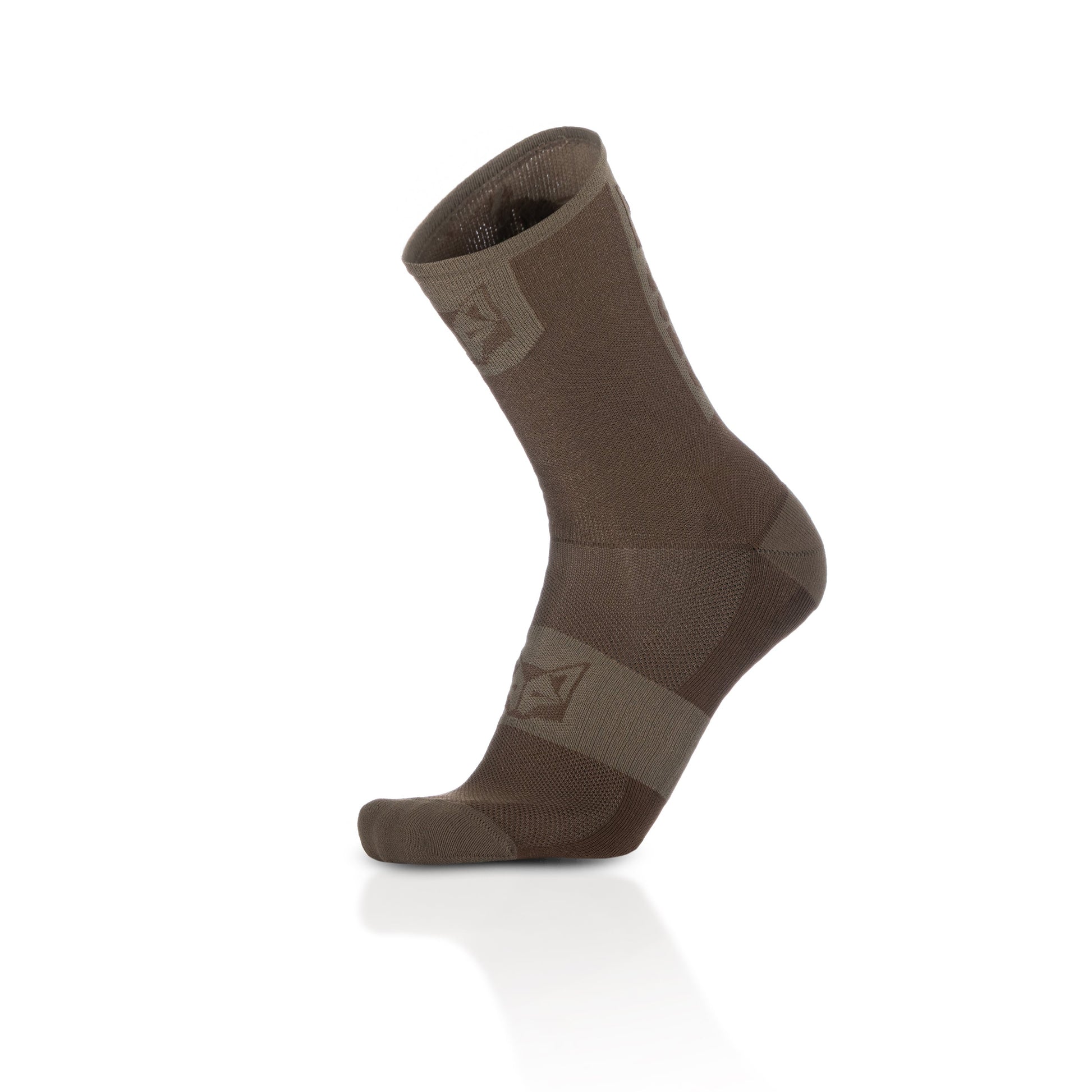 Calcetines de Ciclismo High Cut - Coffee & Gold
