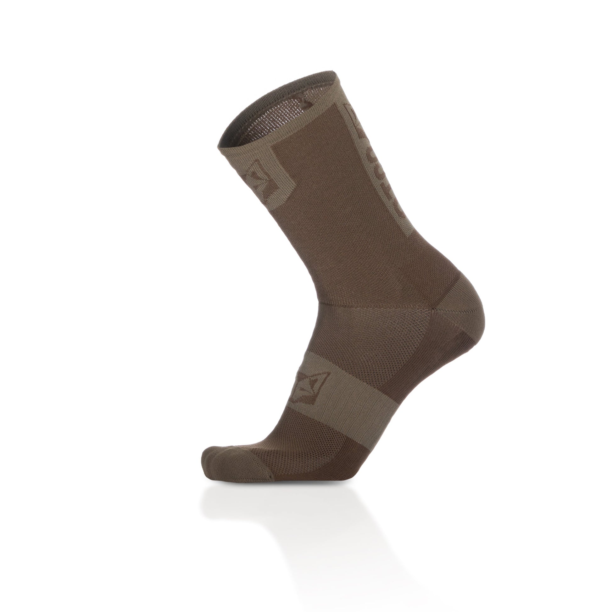 Calcetines de Ciclismo High Cut - Coffee & Gold
