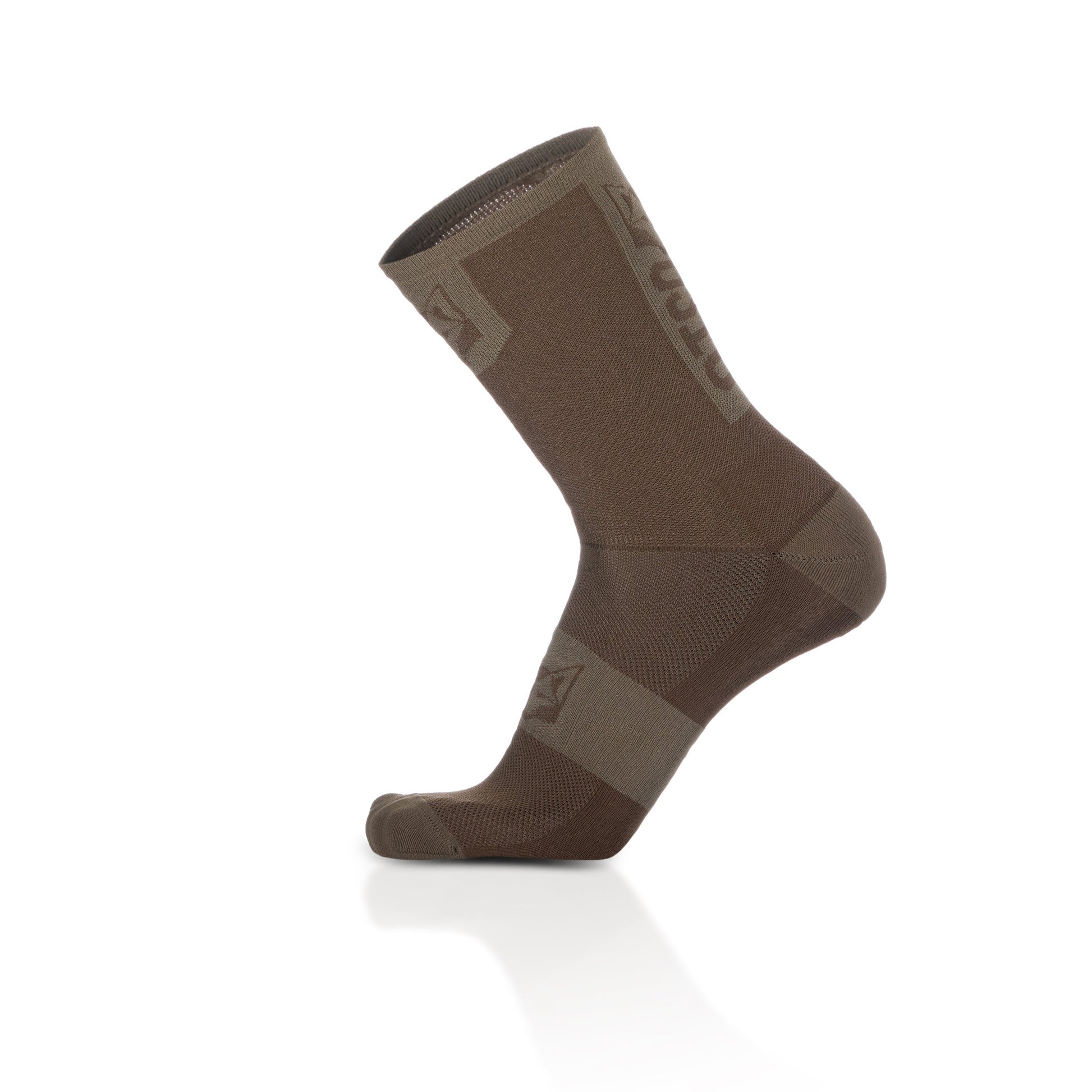Calcetines de Ciclismo High Cut - Coffee & Gold
