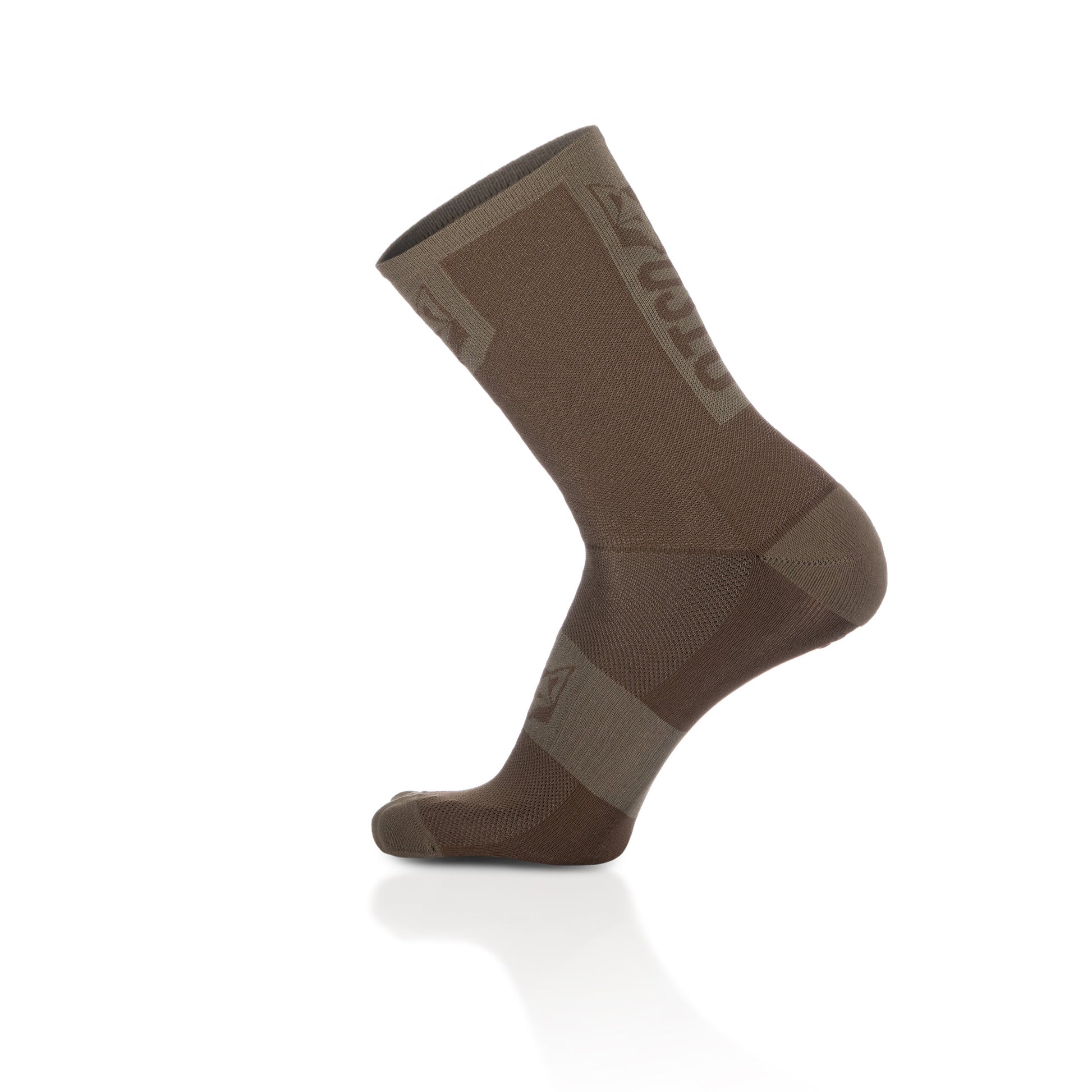 Calcetines de Ciclismo High Cut - Coffee & Gold