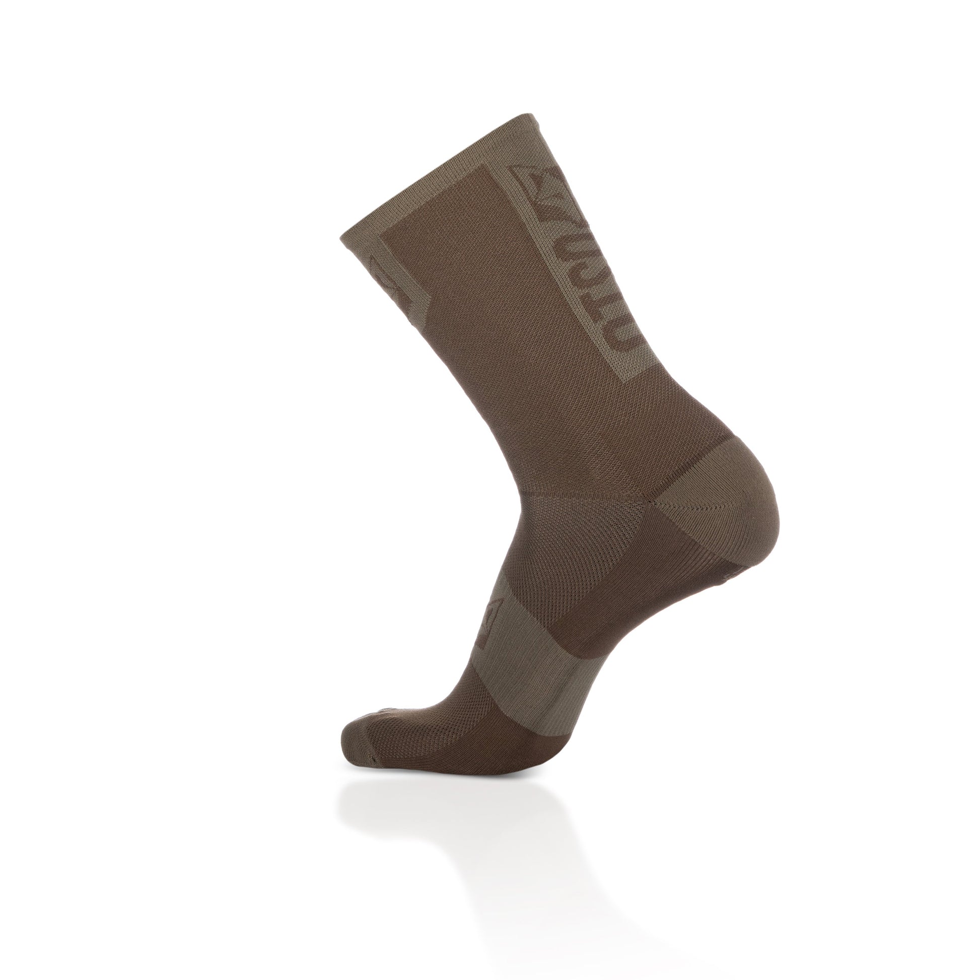 Calcetines de Ciclismo High Cut - Coffee & Gold