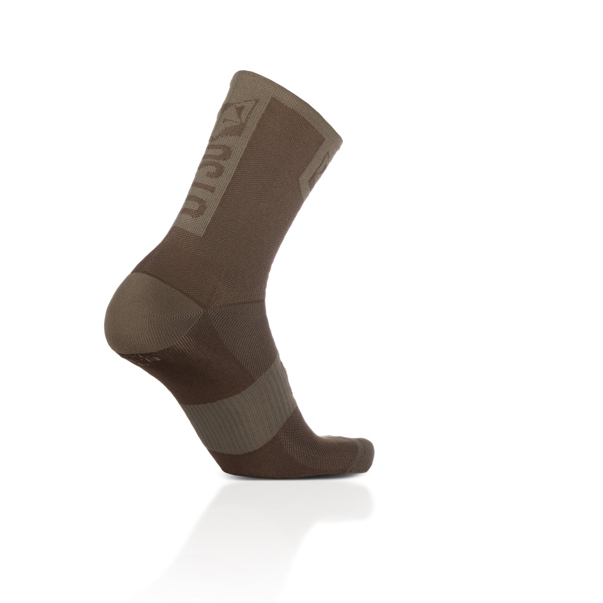 Calcetines de Ciclismo High Cut - Coffee & Gold