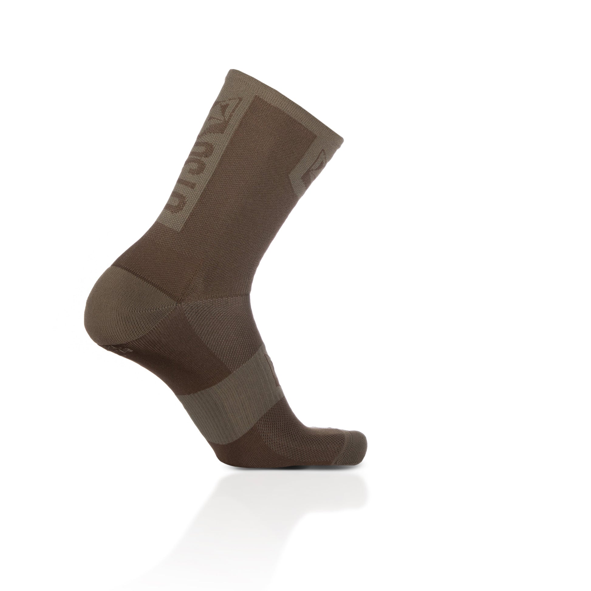 Calcetines de Ciclismo High Cut - Coffee & Gold