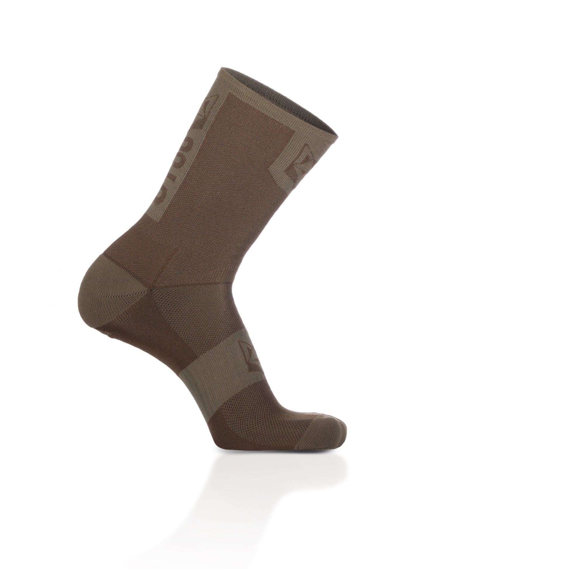 Calcetines de Ciclismo High Cut - Coffee & Gold