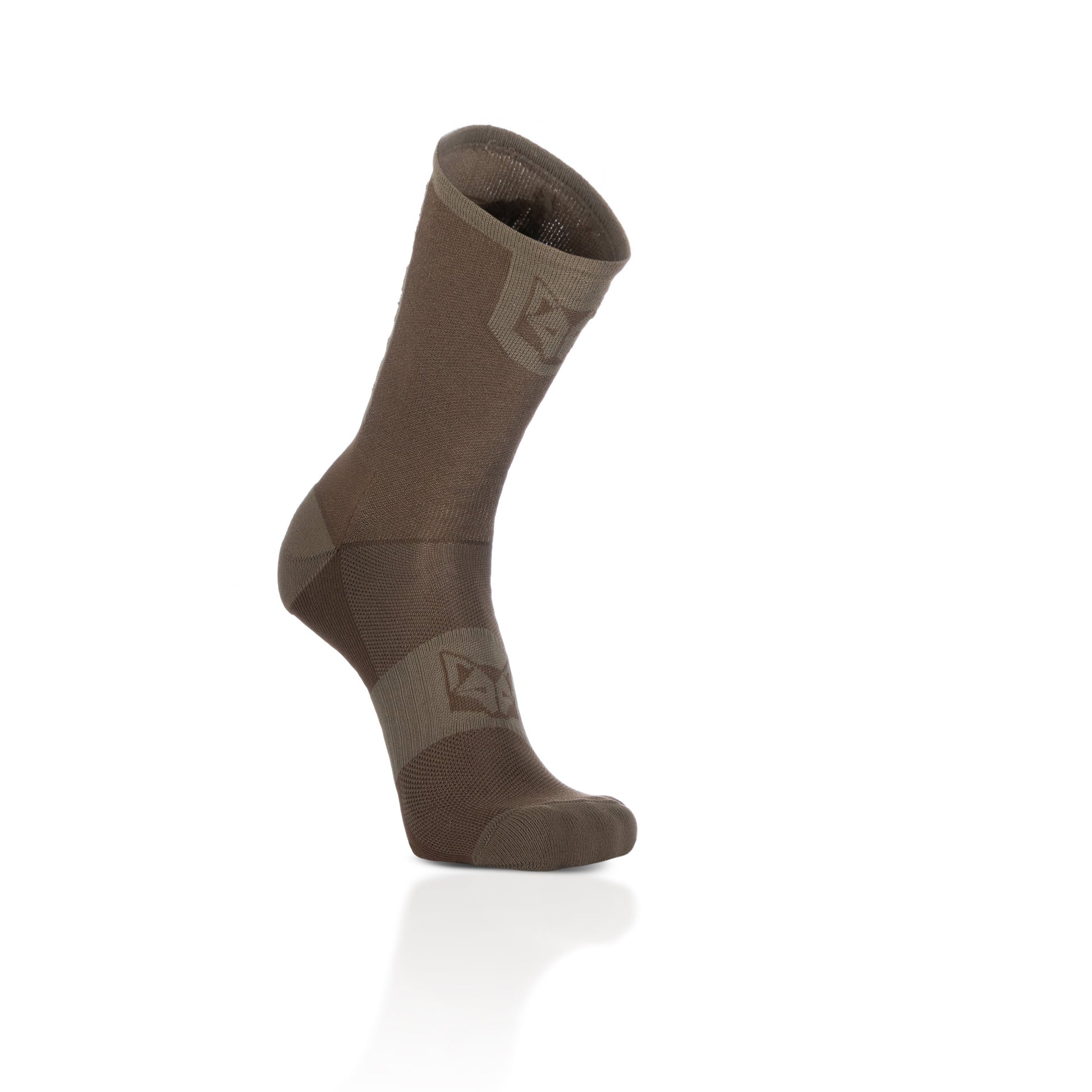 Calcetines de Ciclismo High Cut - Coffee & Gold