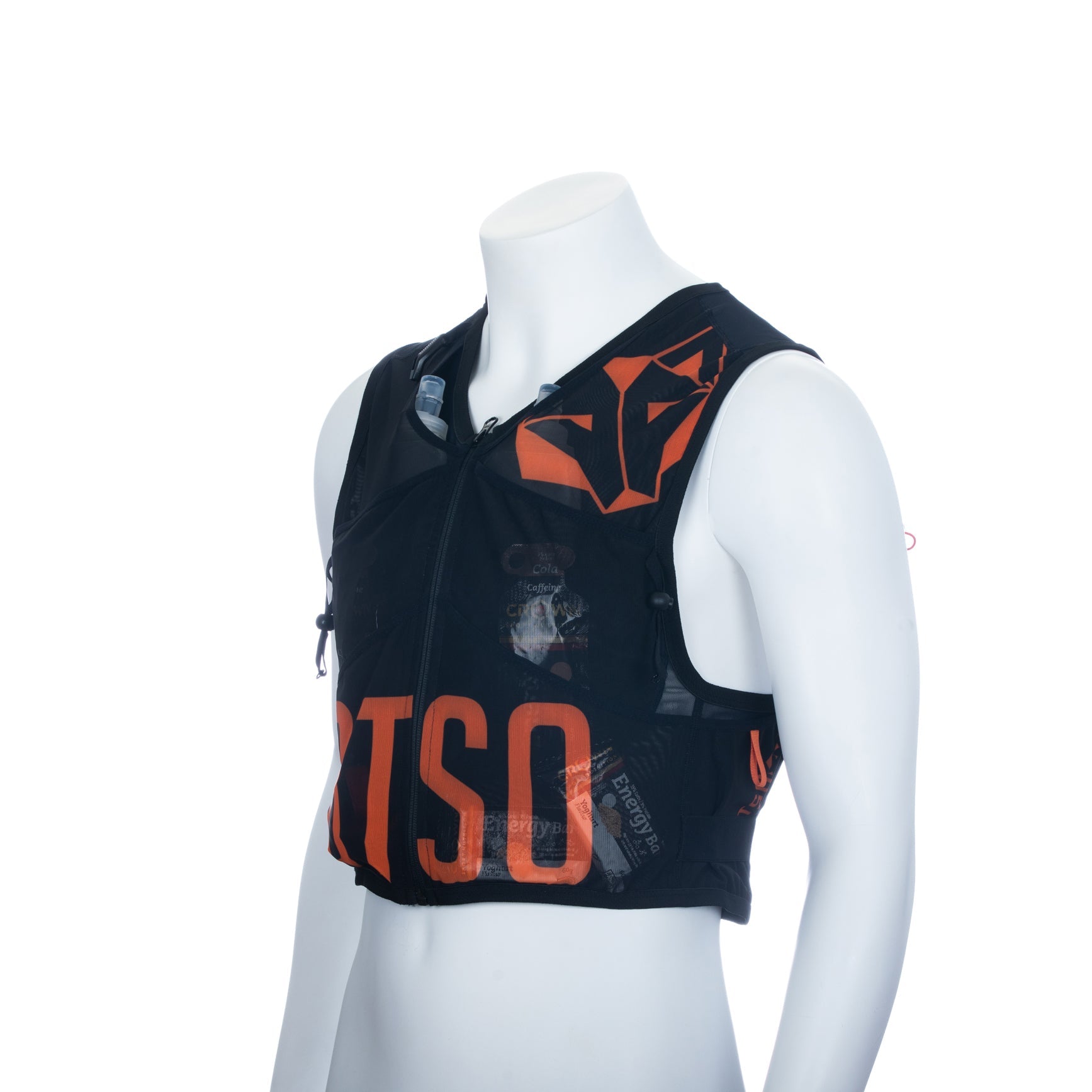Trail running backpack - Black & Orange
