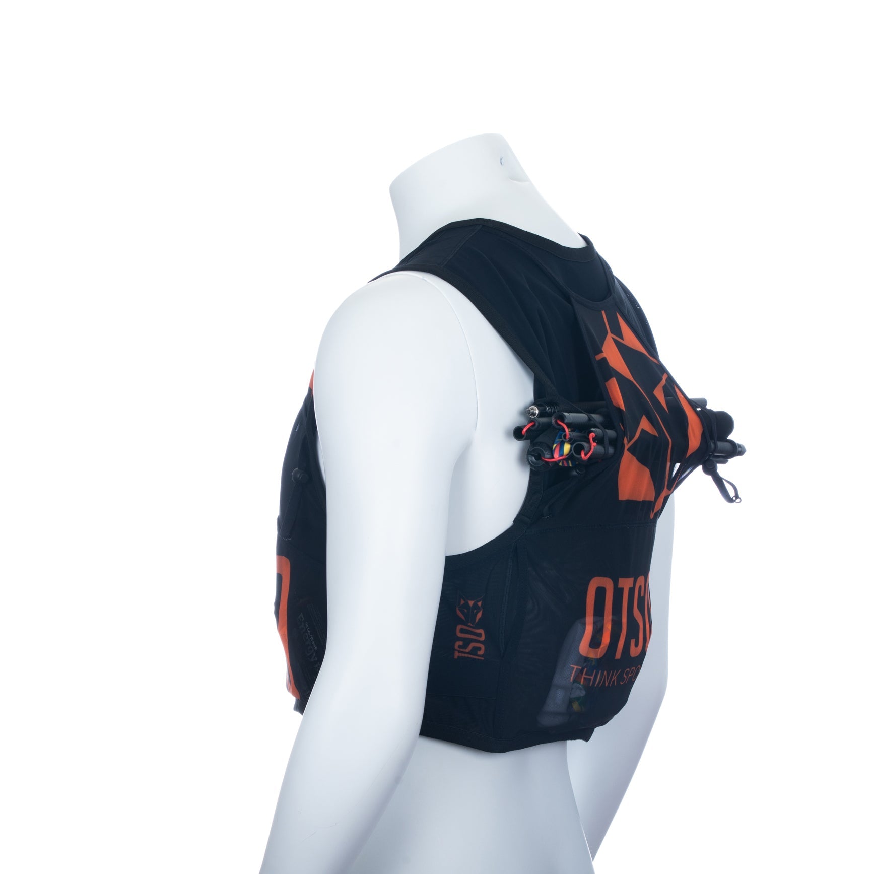 Trail running backpack - Black & Orange