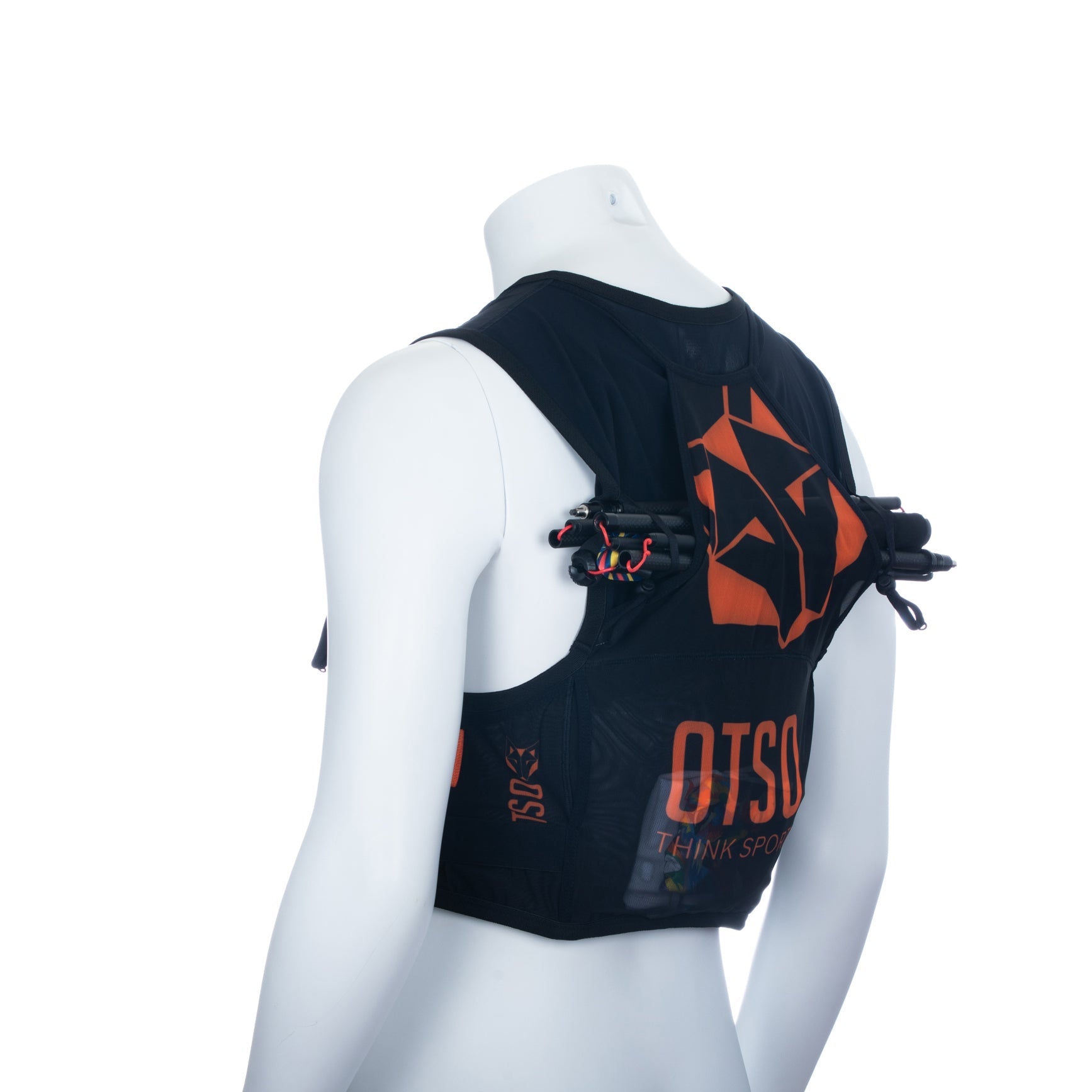 Trail running backpack - Black & Orange