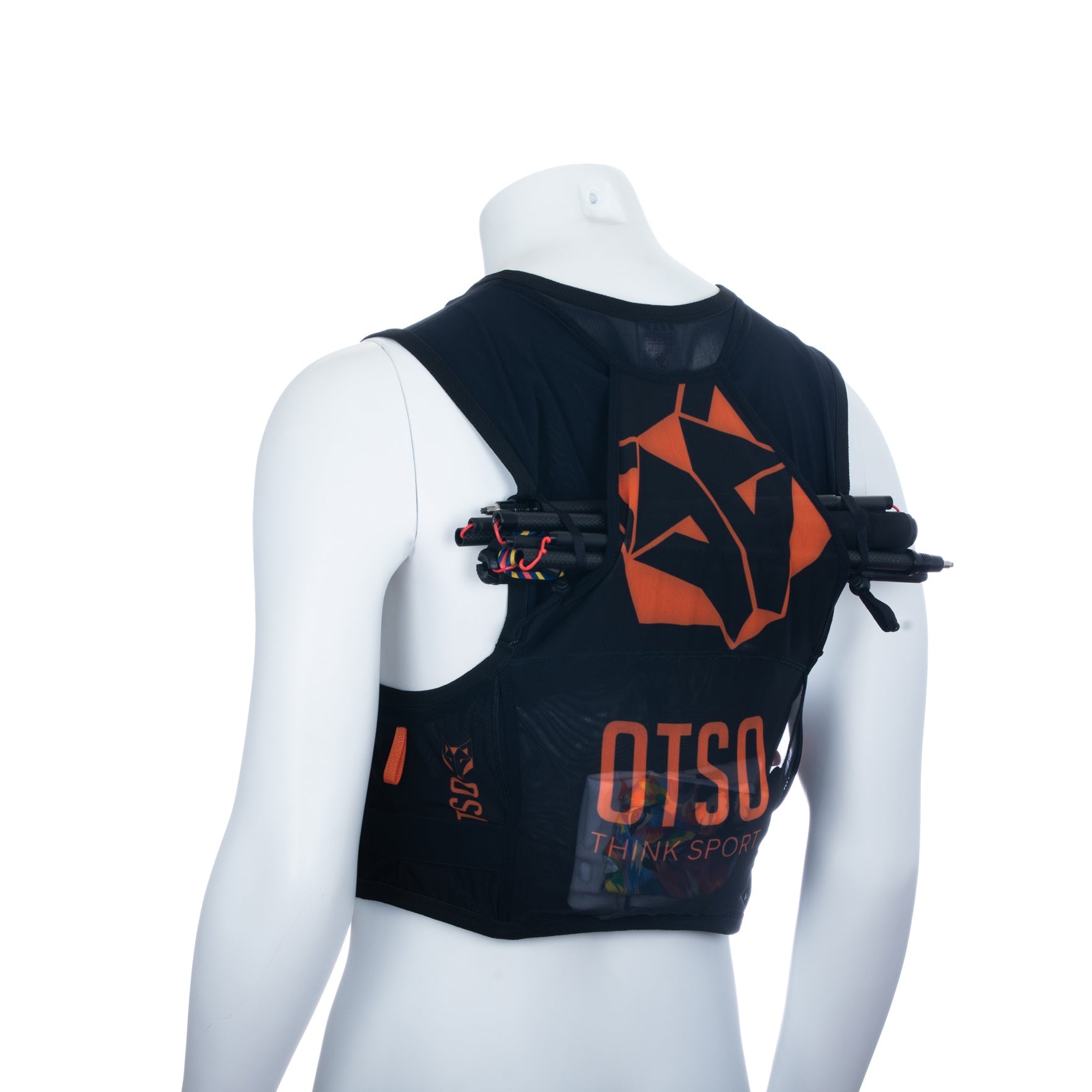 Trail running backpack - Black & Orange