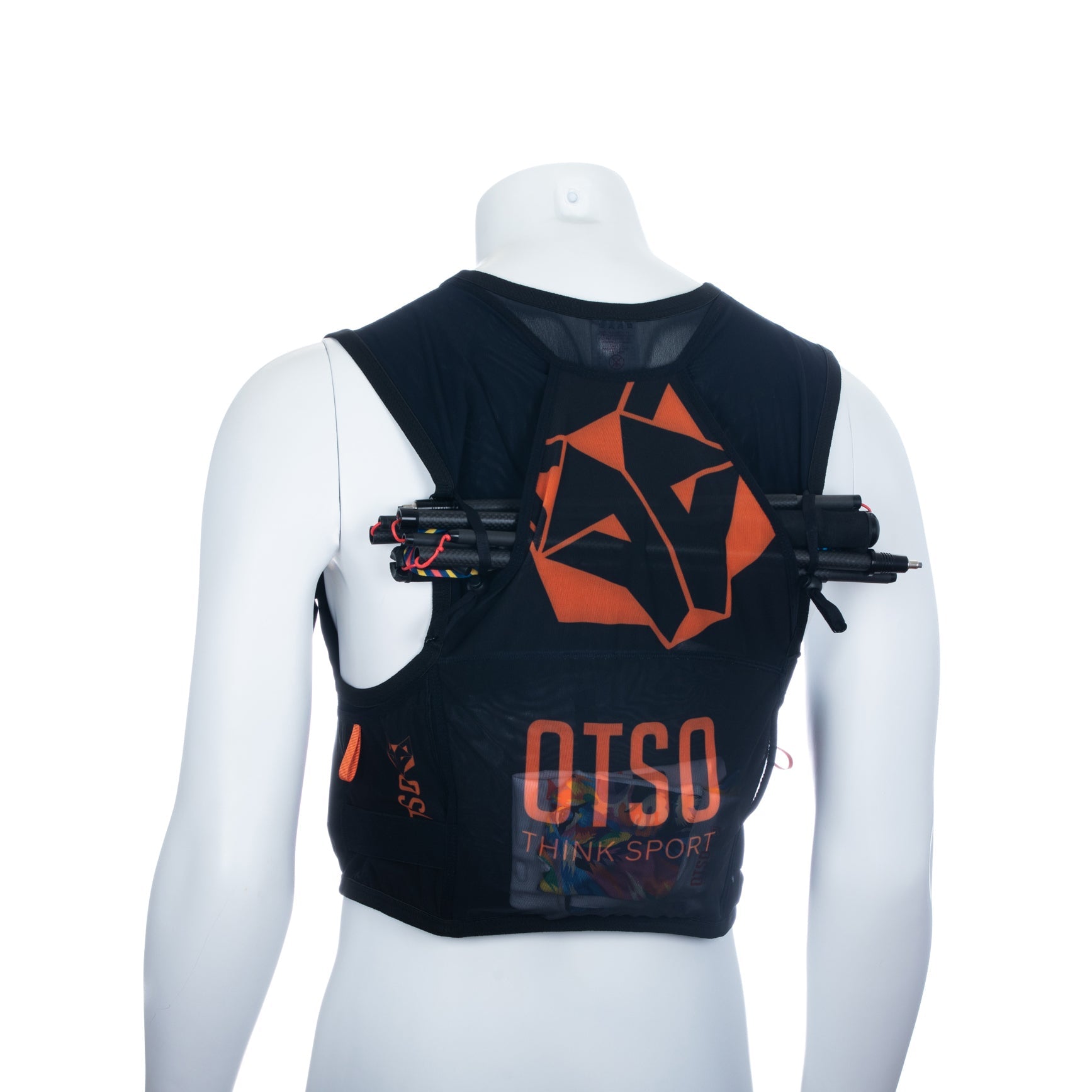 Trail running backpack - Black & Orange