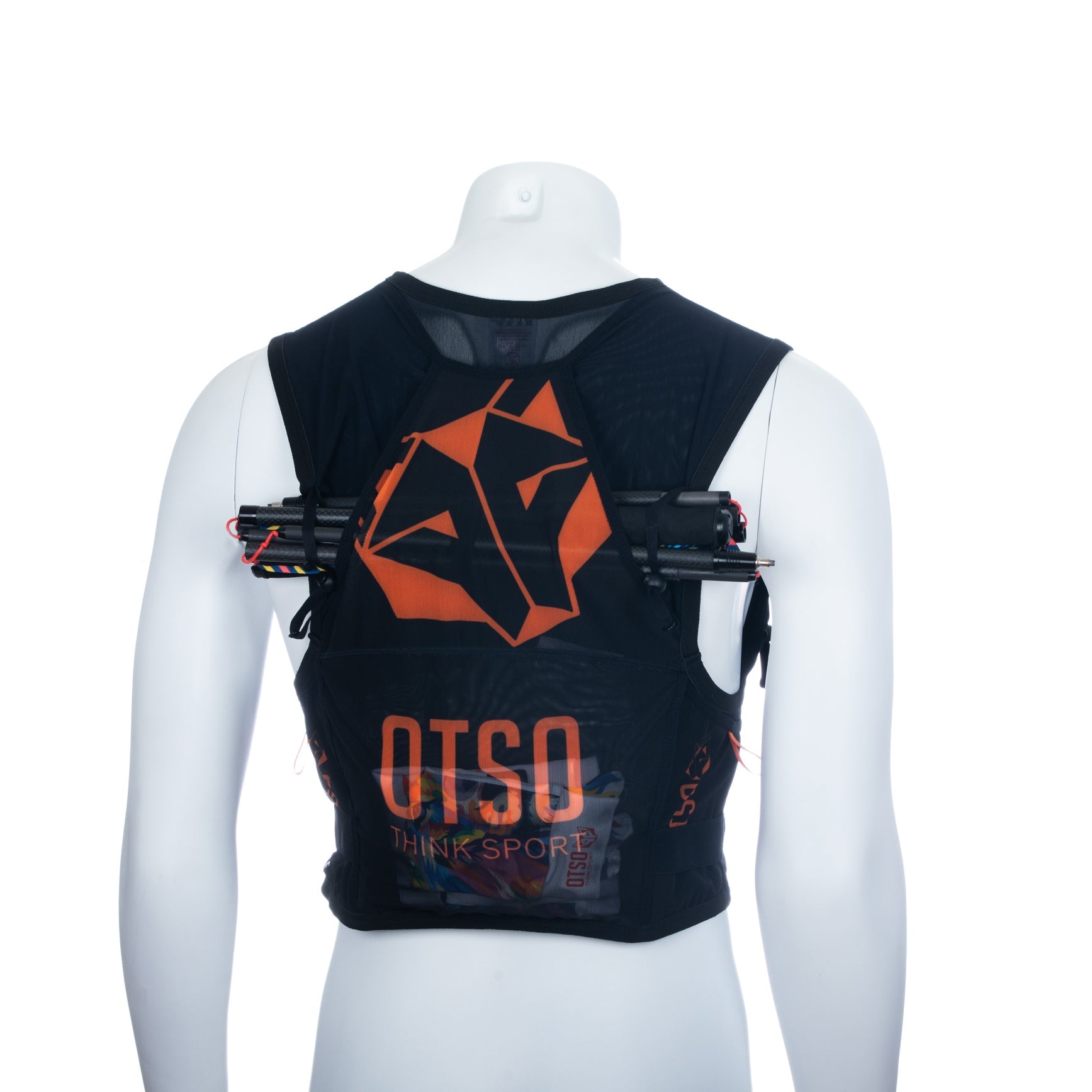Trail running backpack - Black & Orange
